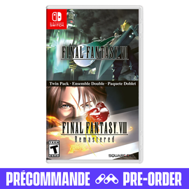 *PRÉCOMMANDE* Final Fantasy VII 7 & Final Fantasy VIII 8 [Remastered] Twin Pack (Nintendo Switch)