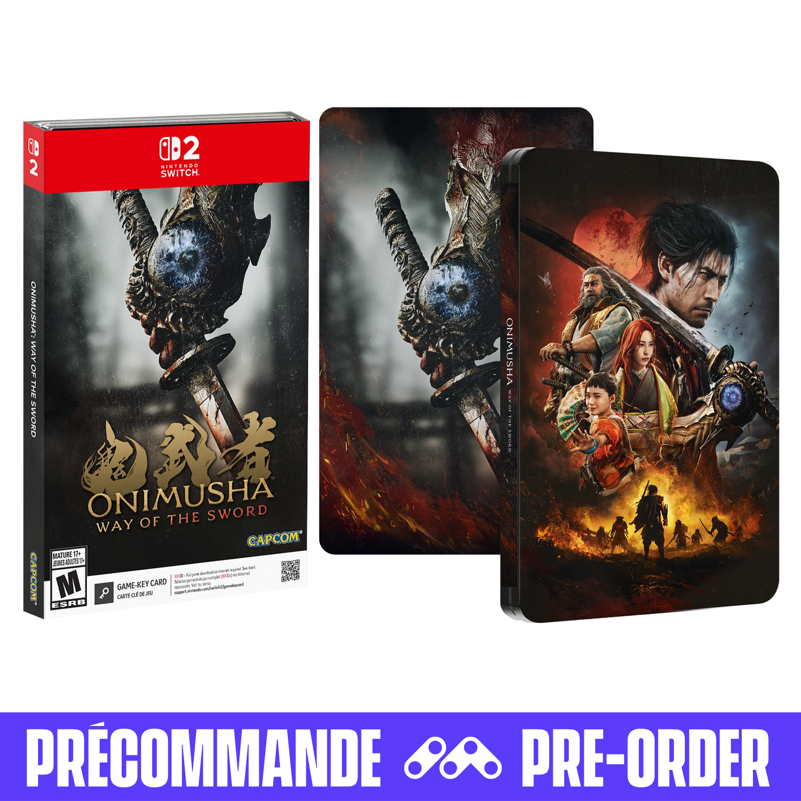 *PRE-ORDER* Onimusha: Way of the Sword [Steelbook Edition] (Nintendo Switch 2)