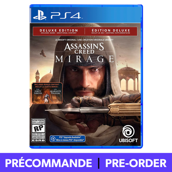 *PRÉCOMMANDE* Assassin's Creed Mirage - Deluxe Edition (Playstation 4 / PS4)