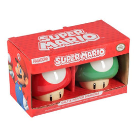 Salière et poivrière champignons Super Mario