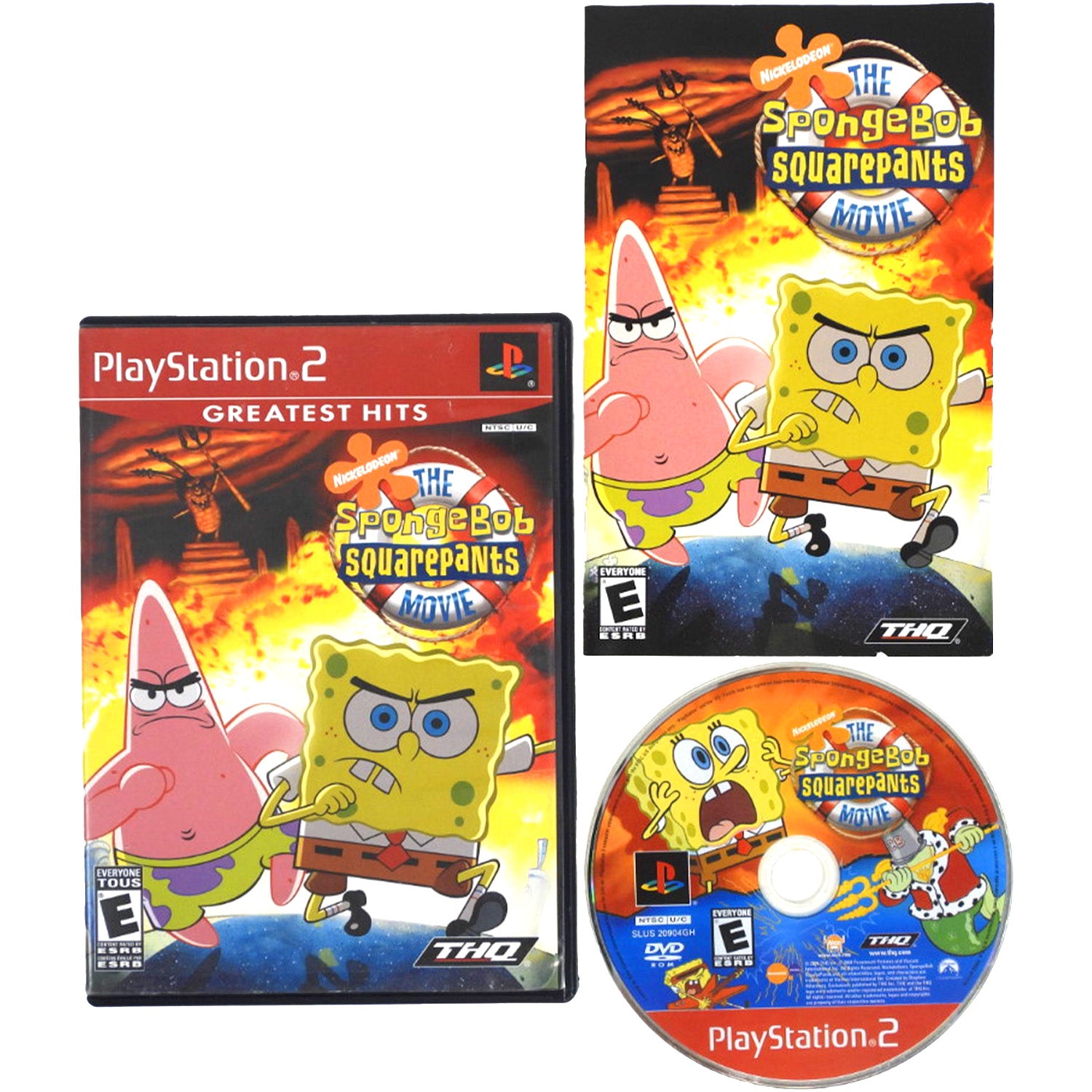 SpongeBob SquarePants The Movie [Greatest Hits] (PlayStation 2 / PS2)
