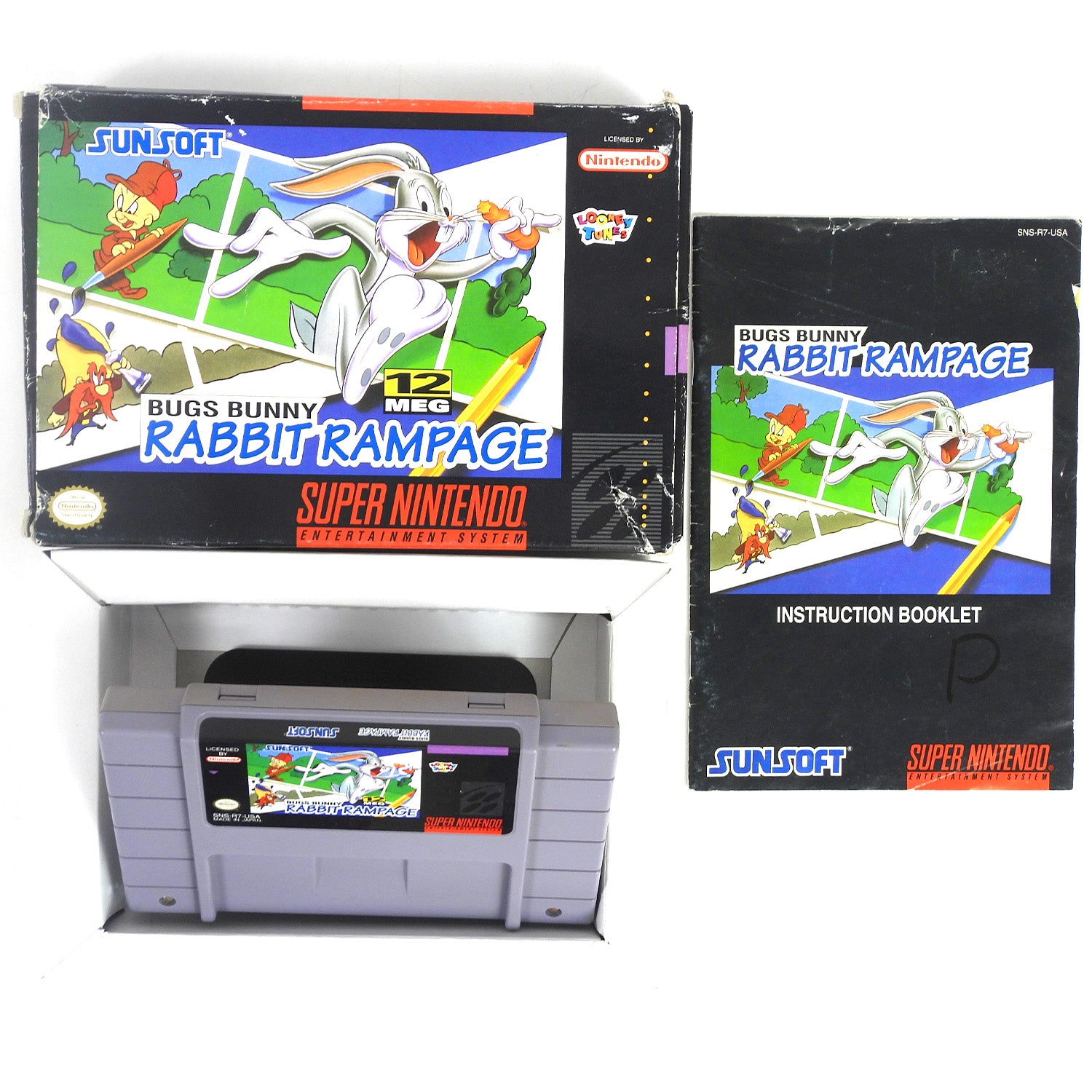 Bugs Bunny Rabbit Rampage (Super Nintendo / SNES) – Retro MTL