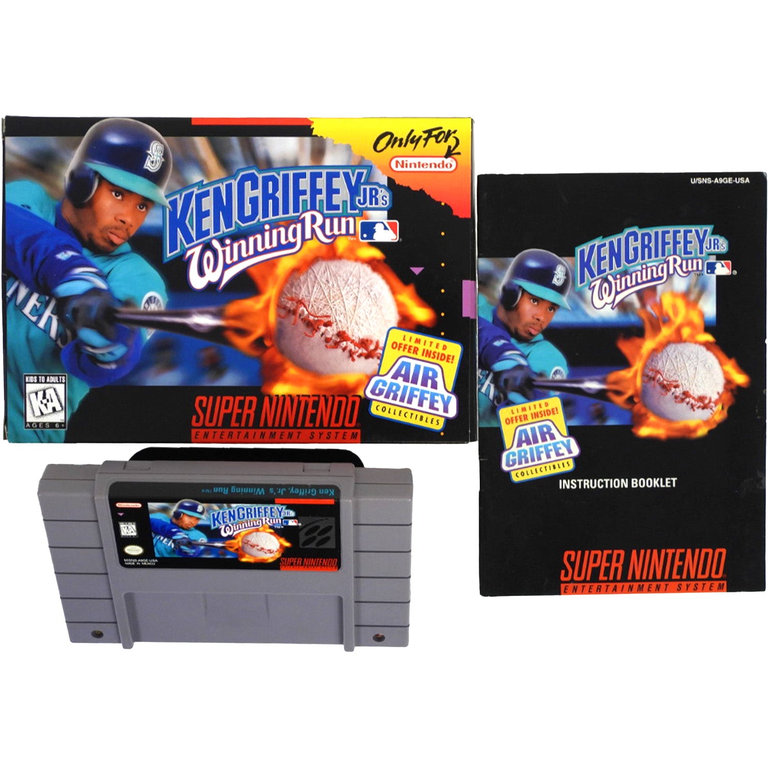 Ken Griffey Jr's Winning Run (Super Nintendo / SNES)