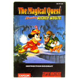 Magical Quest Starring Mickey Mouse [Manual] (Super Nintendo / SNES)
