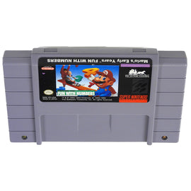 Mario's Early Years Fun With Numbers (Super Nintendo / SNES)