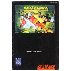Mickey Mania [Manual] (Super Nintendo / SNES)