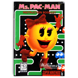 Ms. Pac-Man [Manual] (Super Nintendo / SNES)