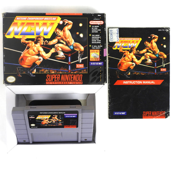 Natsume Championship Wrestling (Super Nintendo SNES) – Retro MTL
