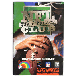NFL Quarterback Club [Manual] (Super Nintendo / SNES)