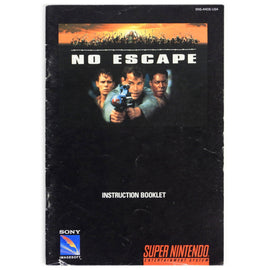 No Escape [Manual] (Super Nintendo / SNES)