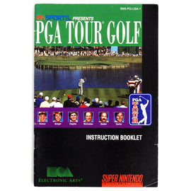 PGA Tour Golf [Manual] (Super Nintendo / SNES)