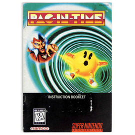 Pac-in-Time [Manual] (Super Nintendo / SNES)