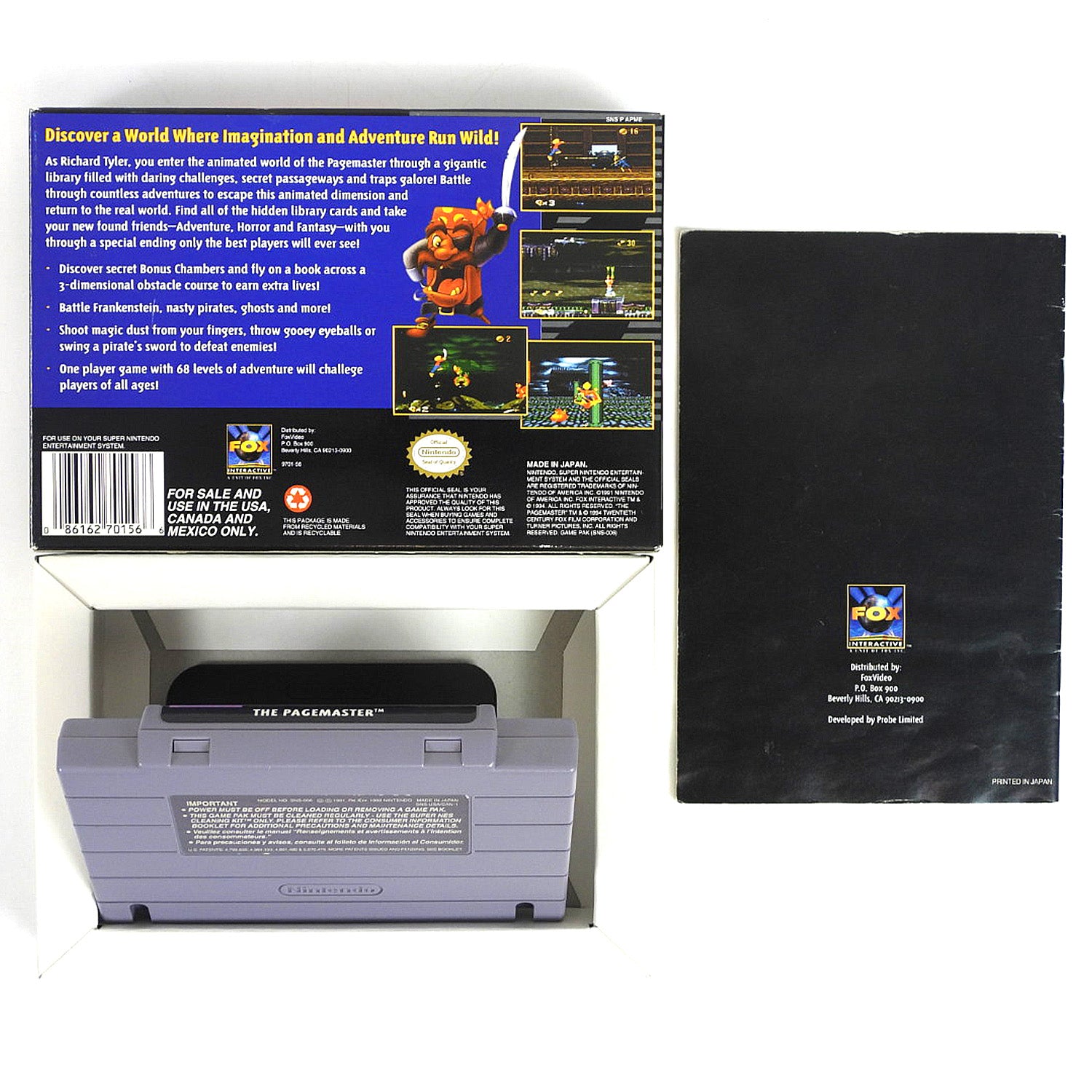 The Pagemaster (Super Nintendo / SNES) – Retro MTL