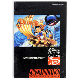 Pinocchio [Manual] (Super NIntendo / SNES)