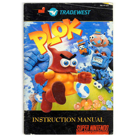 Plok [Manual] (Super Nintendo / SNES)