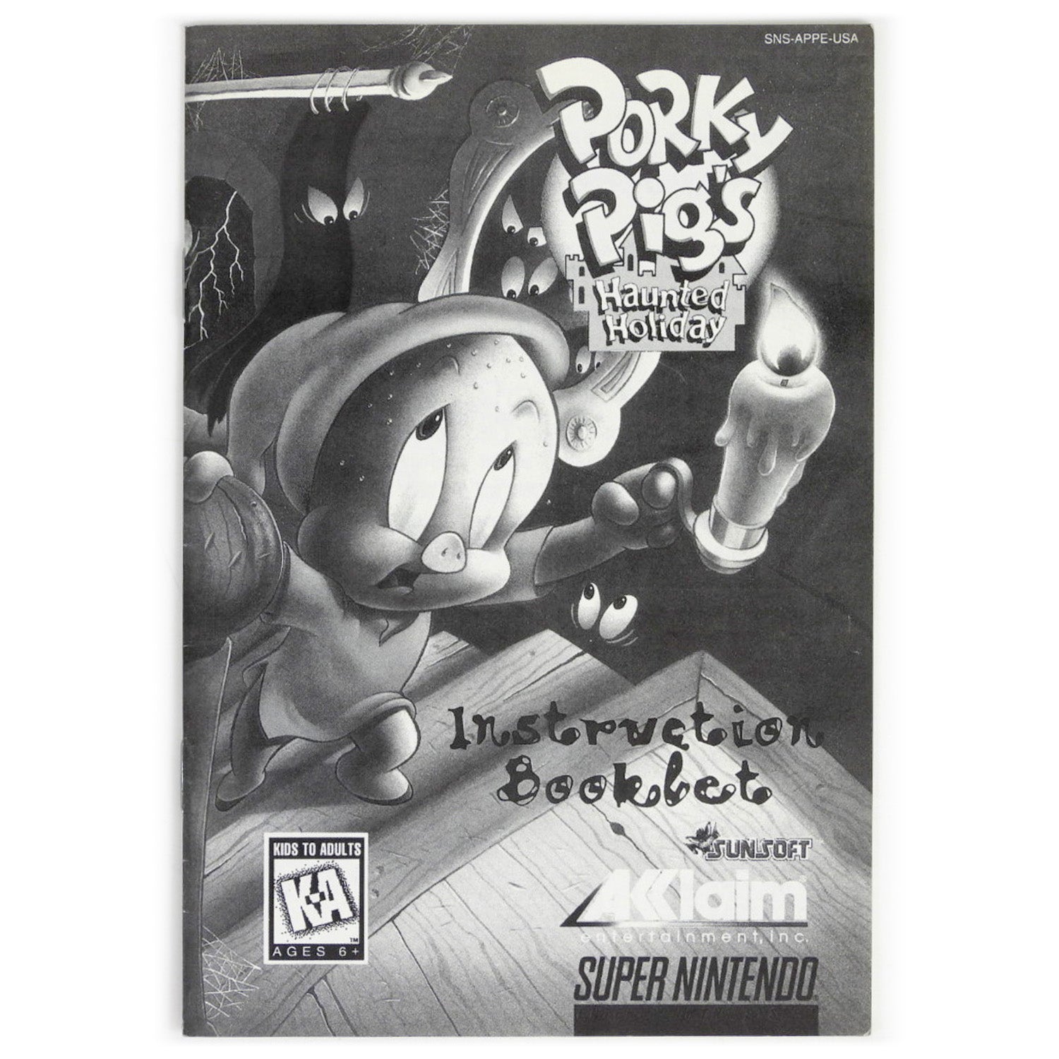 Porky Pig's Haunted Holiday [Manual] (Super Nintendo / SNES)