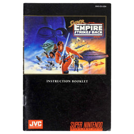 Super Star Wars Empire Strikes Back [JVC] [Manual] (Super Nintendo / SNES)