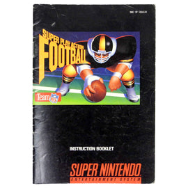 Super Play Action Football [Manual] (Super Nintendo / SNES)