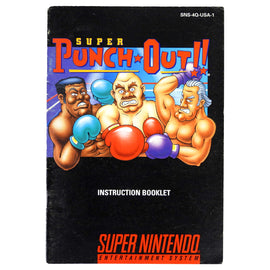 Super Punch Out [Manual] (Super Nintendo / SNES)