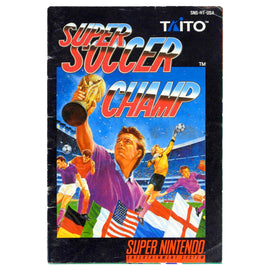 Super Soccer Champ [Manual] (Super Nintendo / SNES)