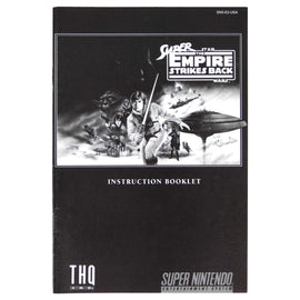 Super Star Wars Empire Strikes Back [THQ] [Manual] (Super Nintendo / SNES)