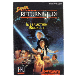 Super Star Wars: Return of the Jedi [THQ] [Manual] (Super NIntendo / SNES)