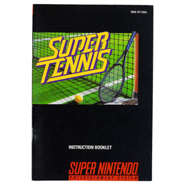 Super Tennis [Manual] (Super Nintendo / SNES)