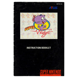 Super Widget [Manual] (Super Nintendo / SNES)