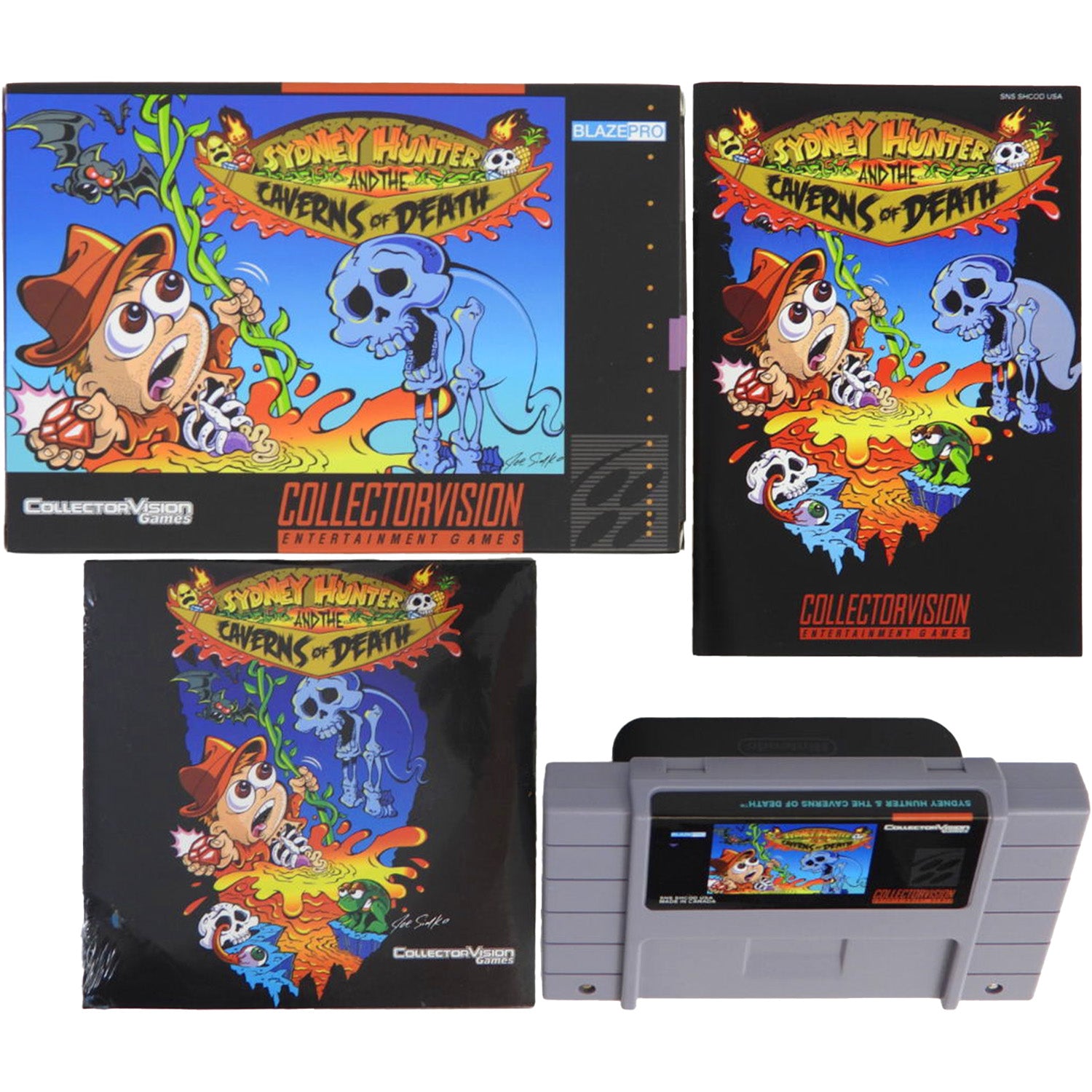 Sydney Hunter and The Caverns of Death [Homebrew] (Super Nintendo / SNES)