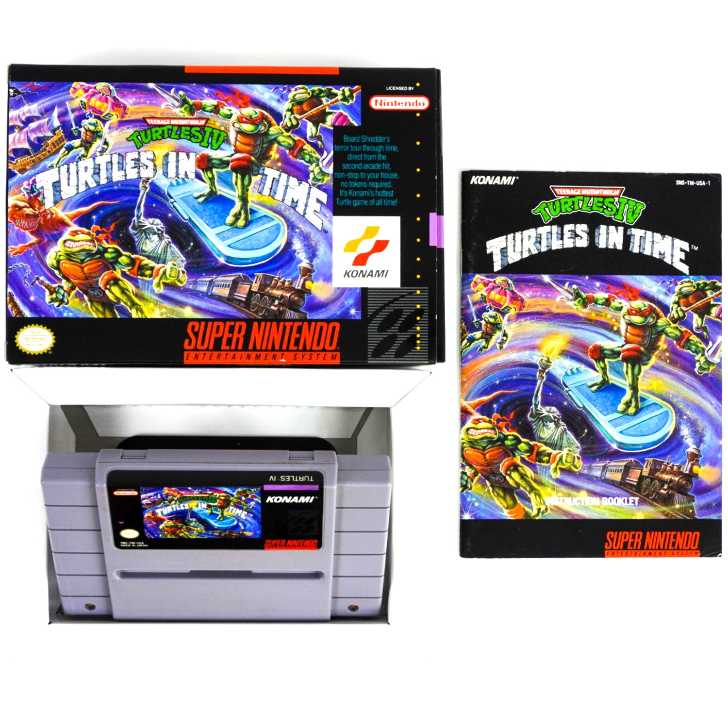 Teenage Mutant Ninja Turtles IV 4: Turtles in Time (Super Nintendo / S ...