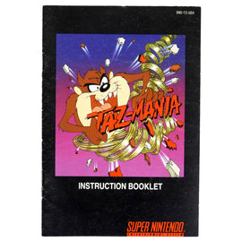 Taz-Mania [Manual] (Super Nintendo / SNES)