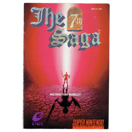 The 7th Saga [Manual] (Super Nintendo / SNES)