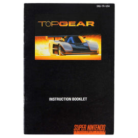 Top Gear [Manual] (Super Nintendo / SNES)