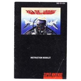 UN Squadron [Manual] (Super Nintendo / SNES)