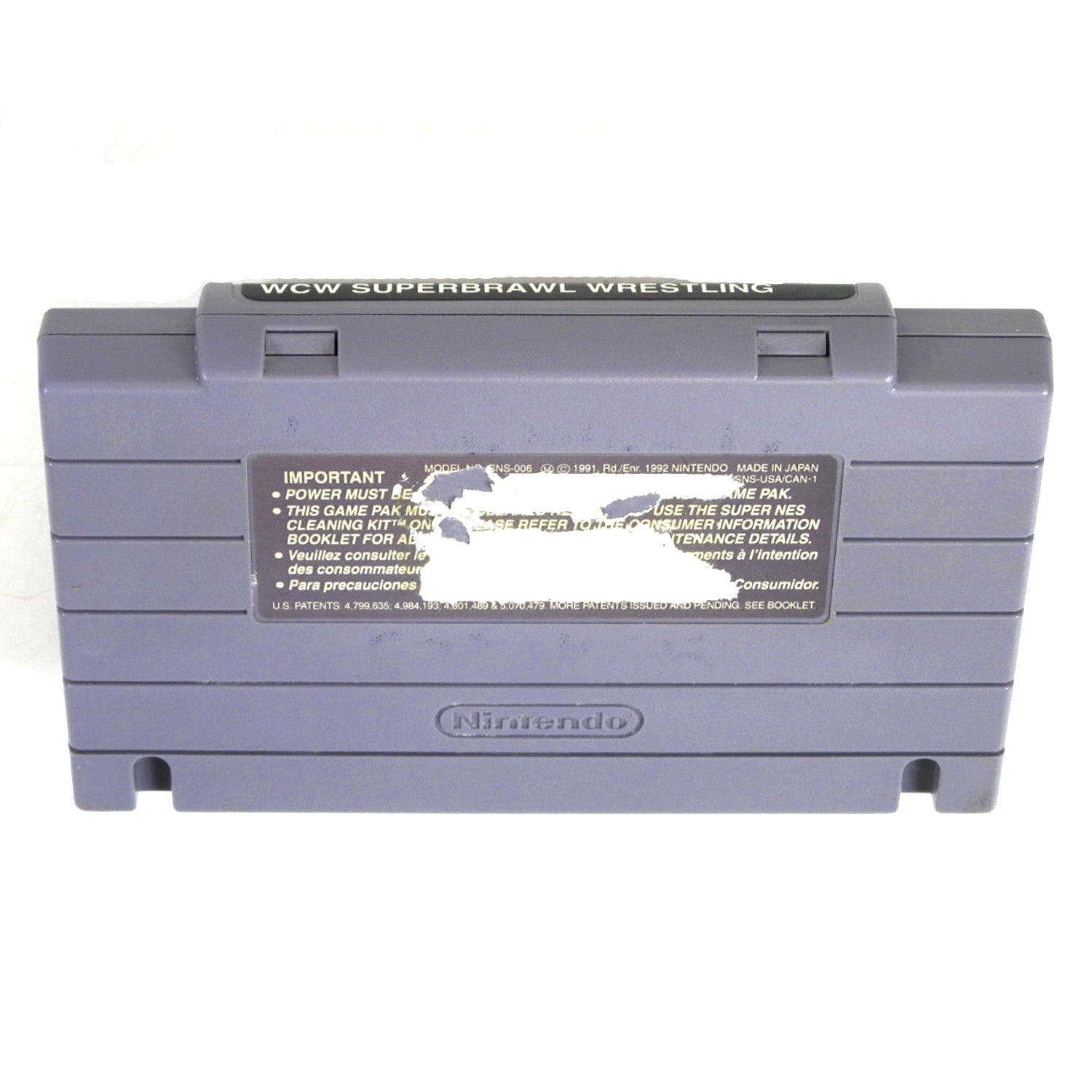 WCW Superbrawl Wrestling (Super Nintendo / SNES) – Retro MTL