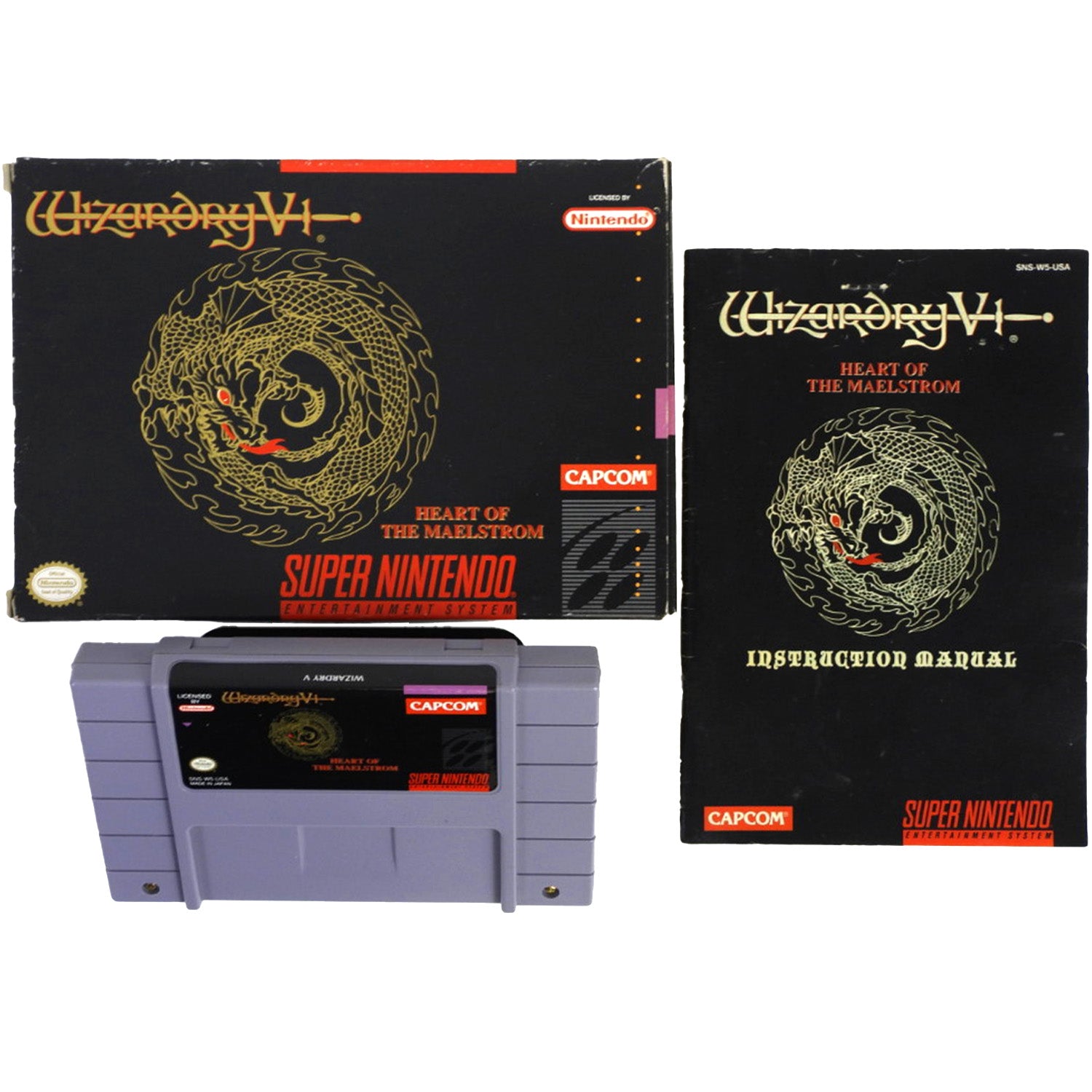 Wizardry V 5: Heart of the Maelstrom (Super Nintendo / SNES)