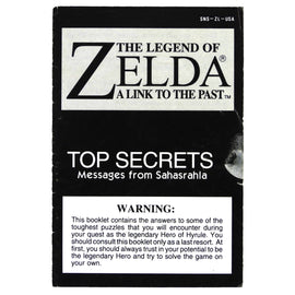 Zelda Link To The Past [Insert] (Super Nintendo / SNES)