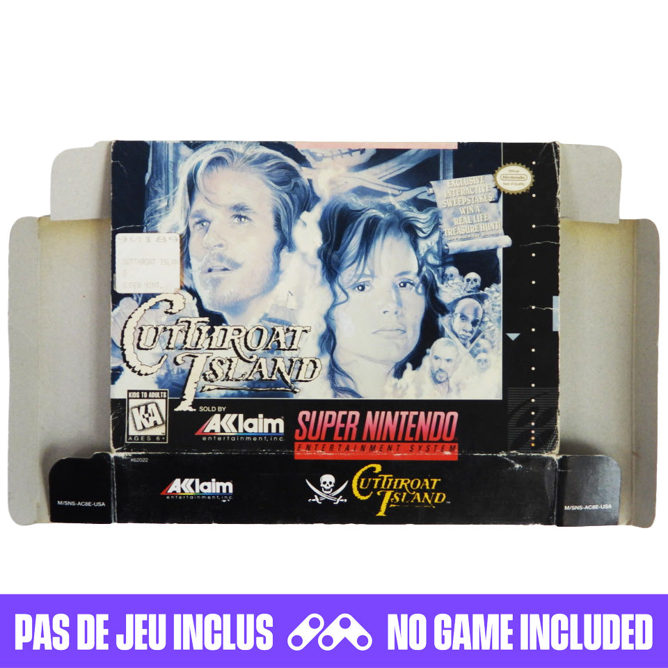 Cutthroat Island [Box] (Super Nintendo / SNES)