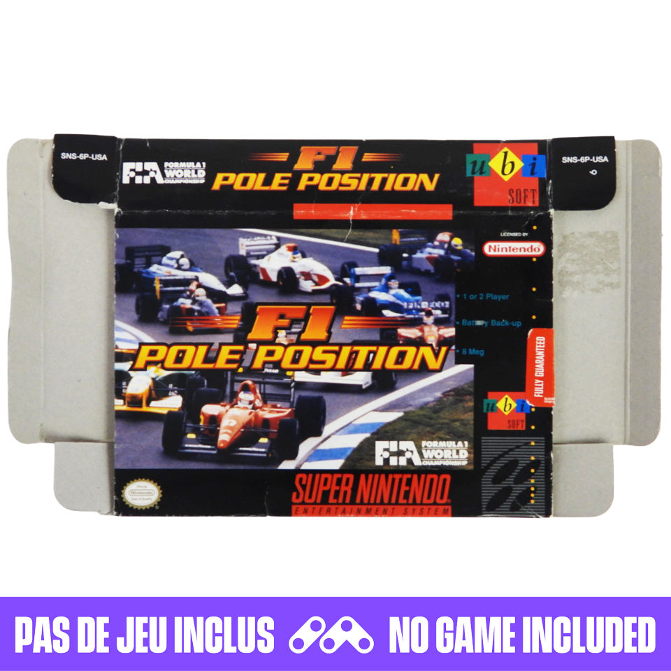 F1 Pole Position [Box] (Super Nintendo / SNES)