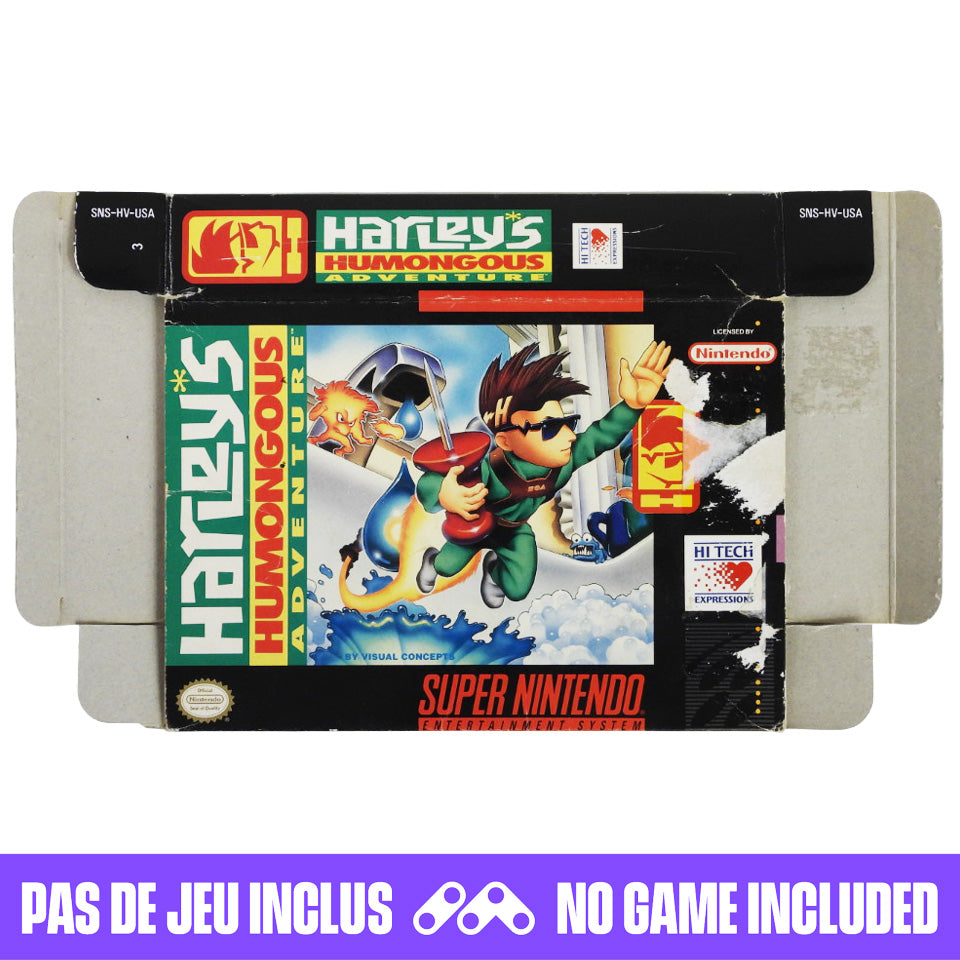 Harley's Humongous Adventure [Box] (Super Nintendo / SNES)