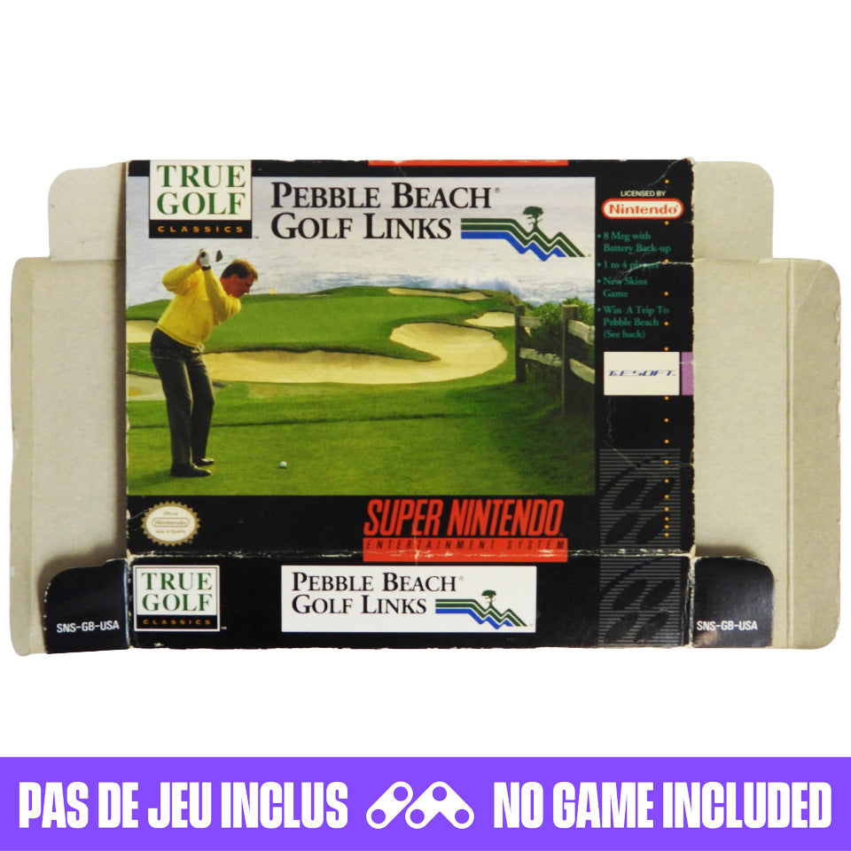 Pebble Beach Golf Links [Box] (Super Nintendo / SNES)