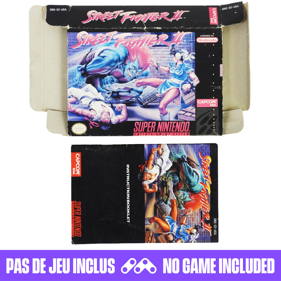 Street Fighter II [Box] (Super Nintendo / SNES)