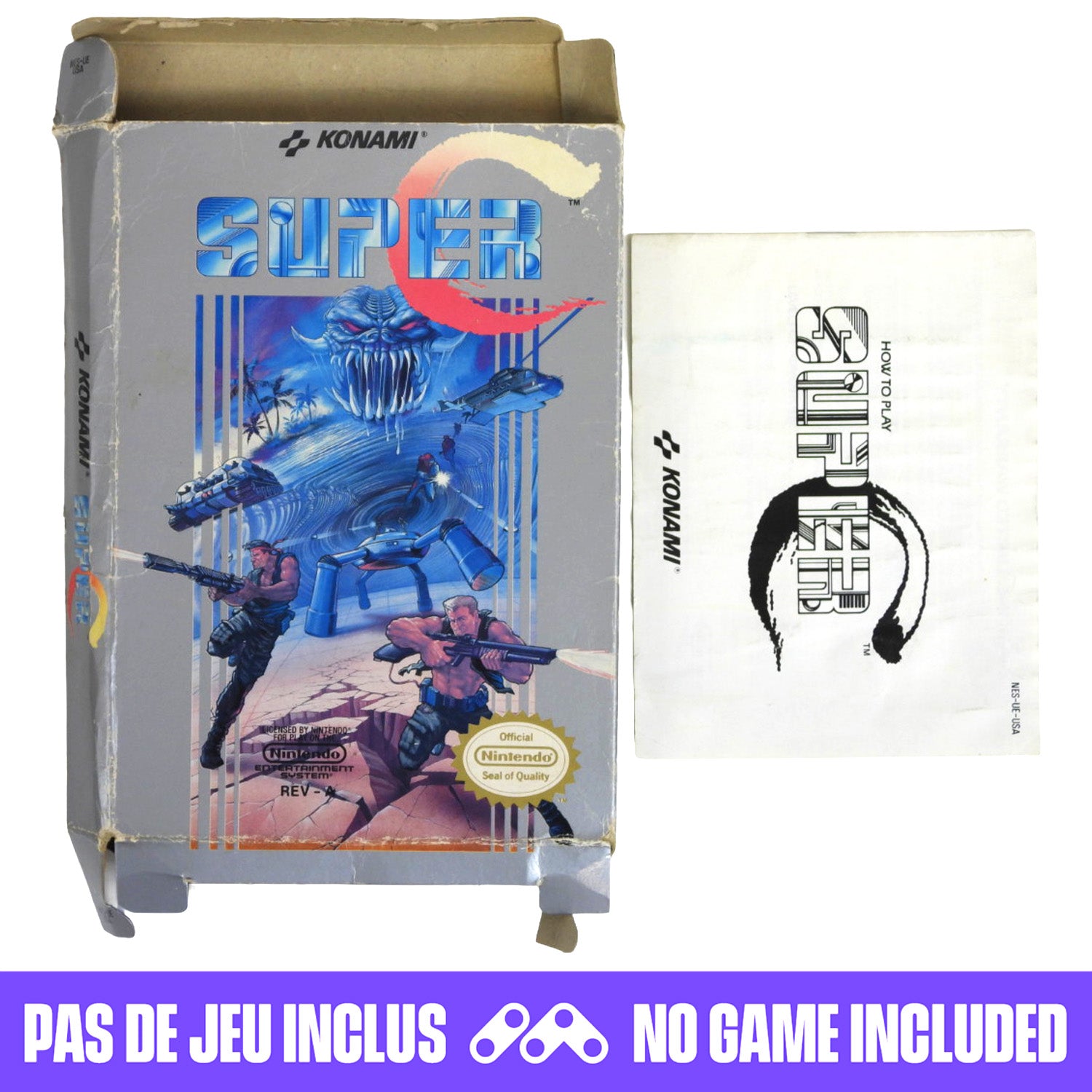 Super C [Box] (Nintendo / NES)