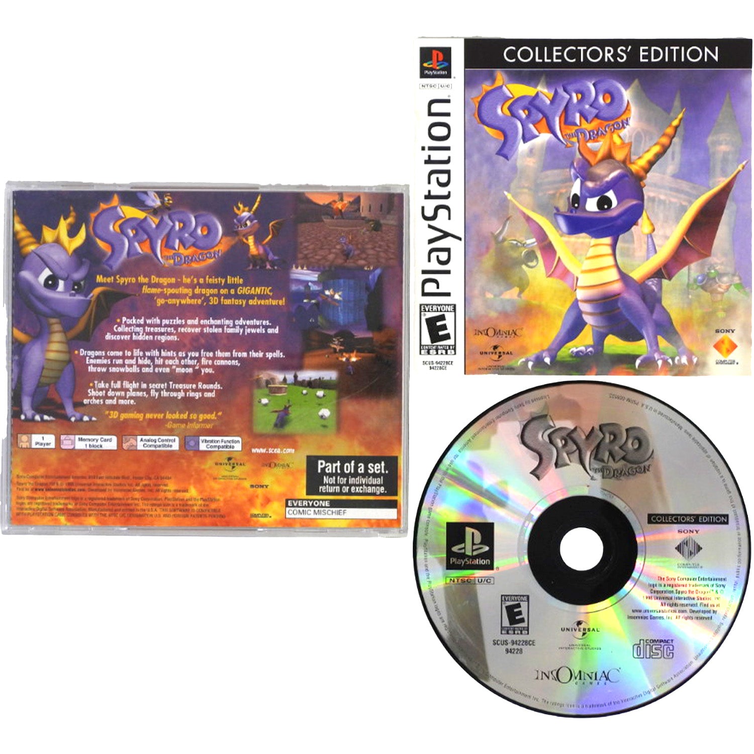 Spyro The Dragon [Collector's Edition] (PlayStation / PS1)