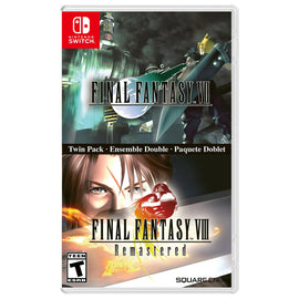 Final Fantast VII 7 & Final Fantasy VIII 8 Remastered Twin Pack (Nintendo Switch)