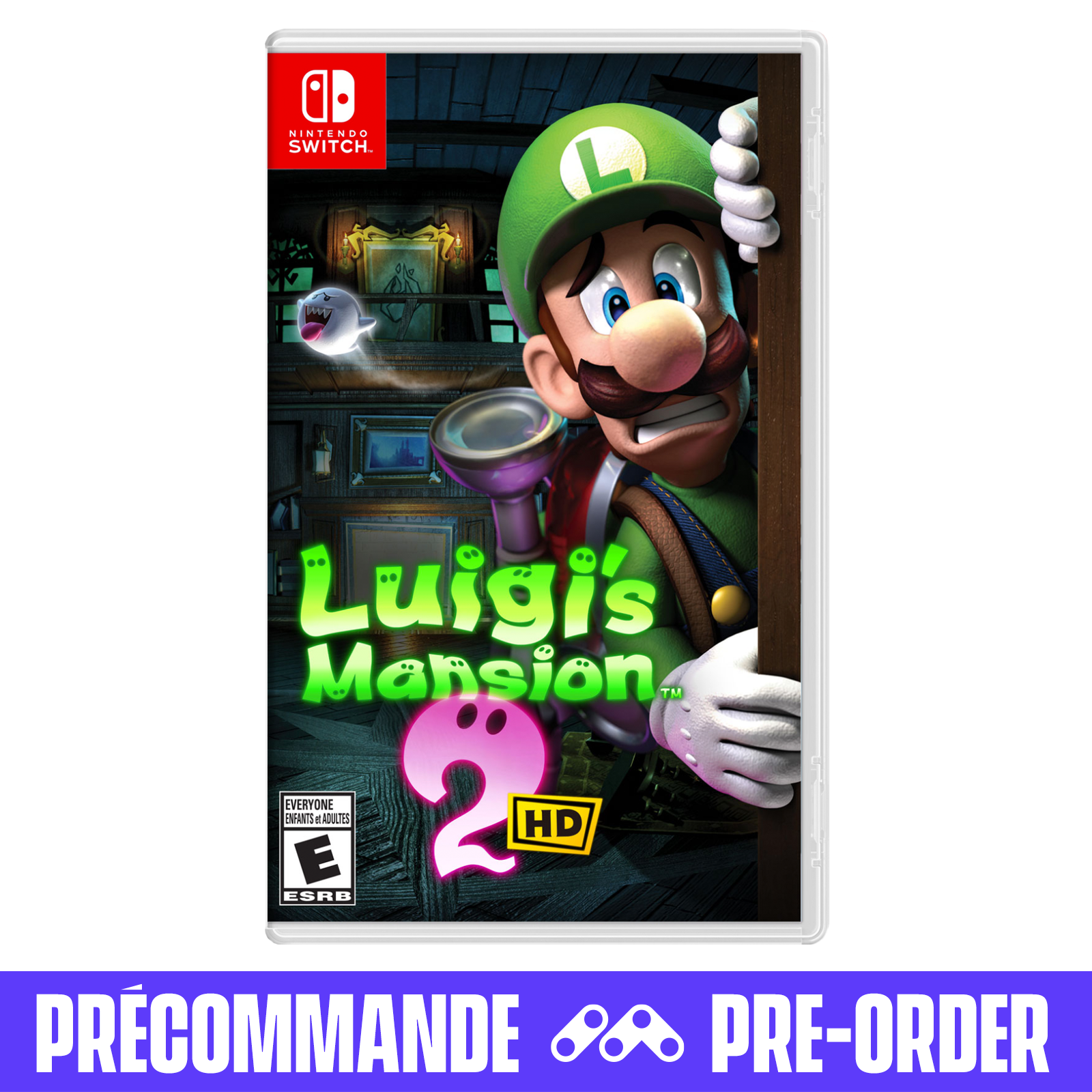 Nintendo Switch Gamestop Luigi's Mansion Pre Order Bonus