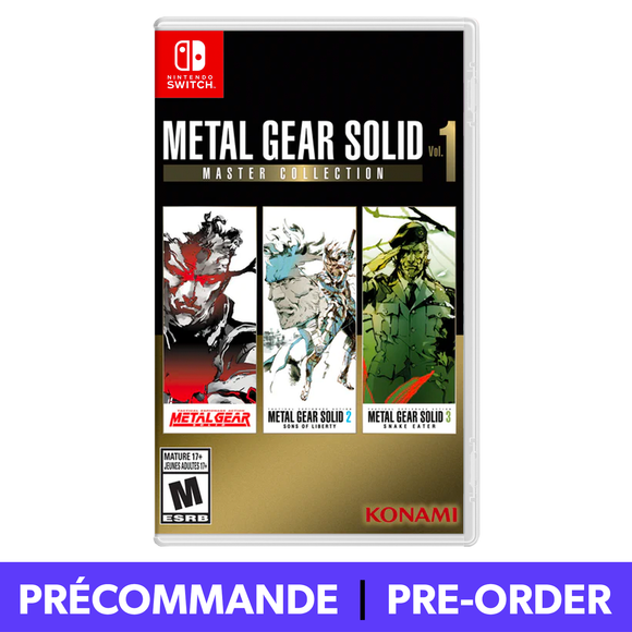 *PRÉCOMMANDE* Metal Gear Solid: Master Collection Vol. 1 (Nintendo Switch)