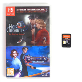 Mystery Investigations 1: Noir Chronicles: City of Crime + Path of Sin: Greed [PAL] (Nintendo Switch)