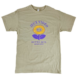 T-Shirt [Fleur Bagel] Sable