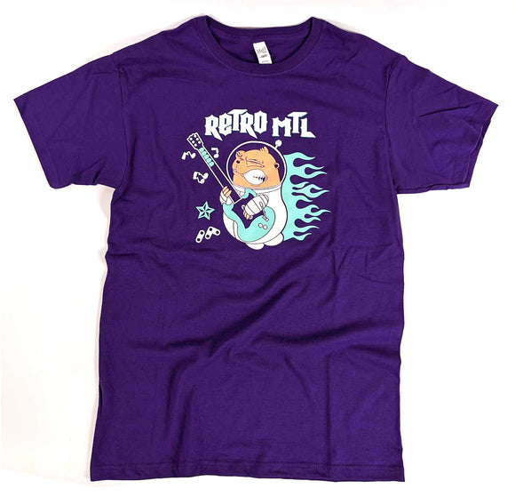 T-Shirt [Glitch Guitar] Purple